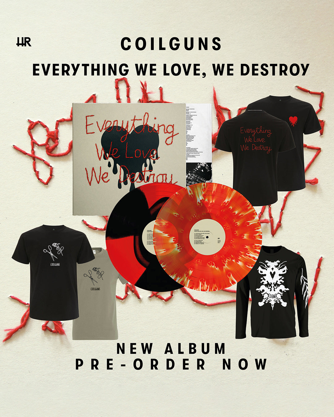 COILGUNS - EVERYTHING WE LOVE, WE DESTROY / PRE-ORDER NOW + NEW SINGLE OUT NOW