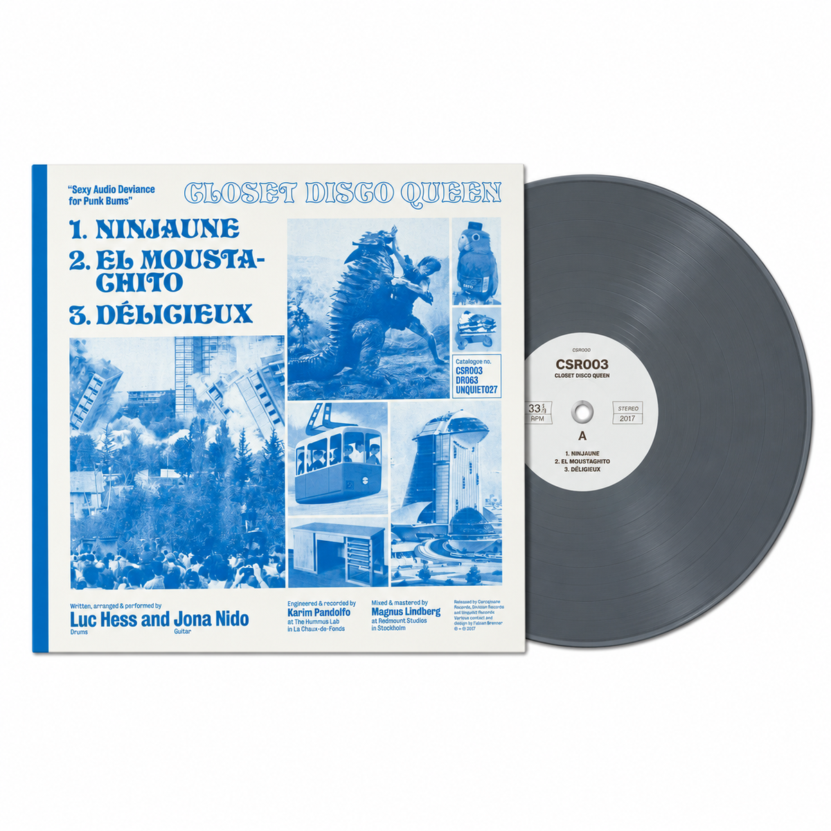 Closet Disco Queen - Sexy Audio Deviance for Punk Bums (LP Silver) Repress