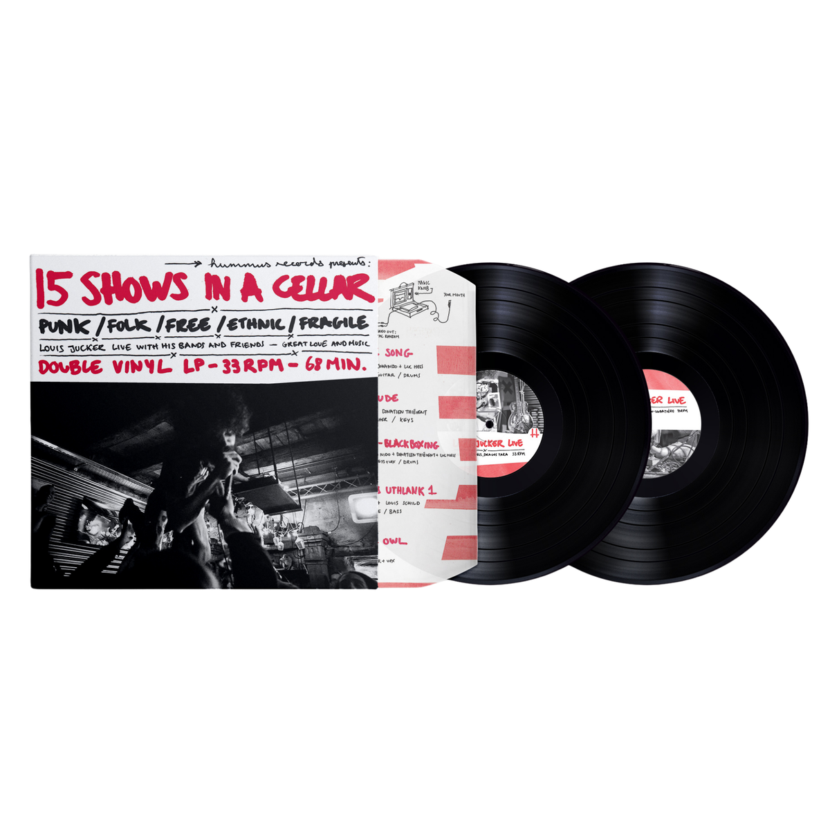 Louis Jucker with bands & friends - 15 shows in a Cellar (2LP Black)