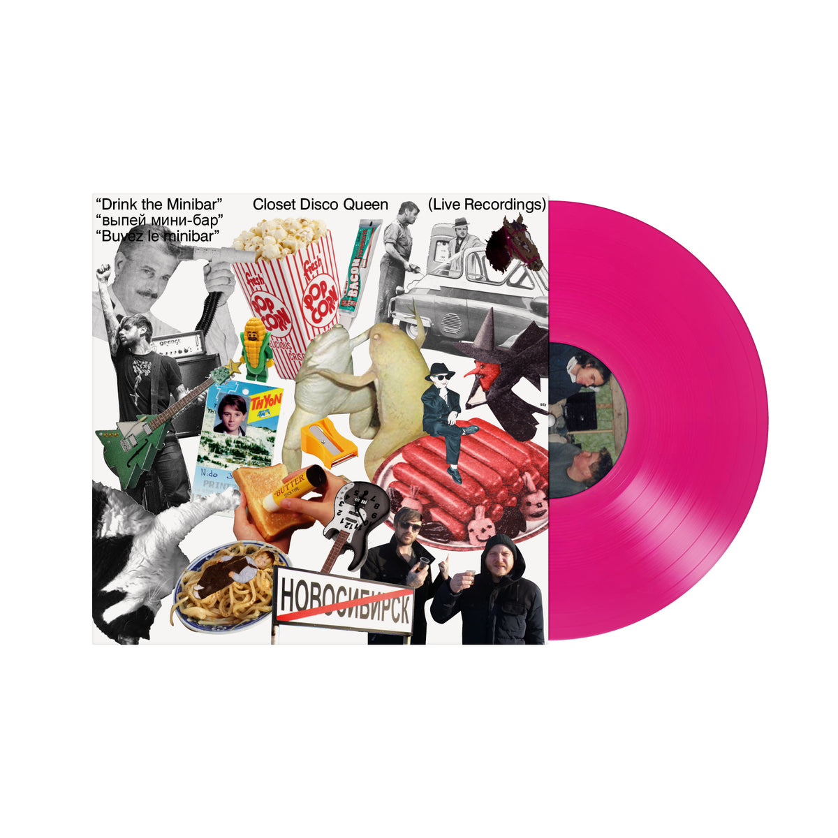 Closet Disco Queen - Drink the Minibar - Live Recordings (LP Magenta)