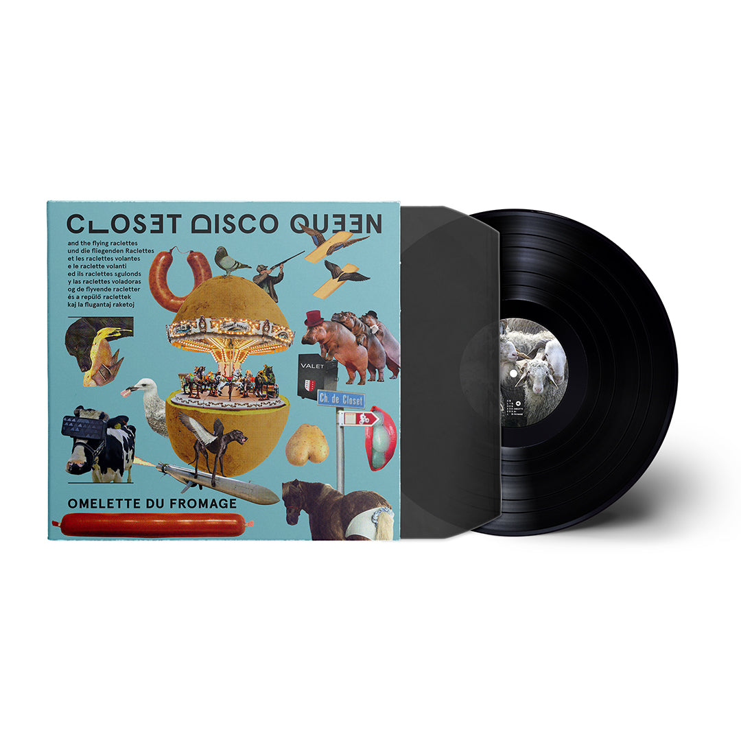 Closet Disco Queen and The Flying Raclettes - Omelette du Fromage (LP Black) LTD to 200