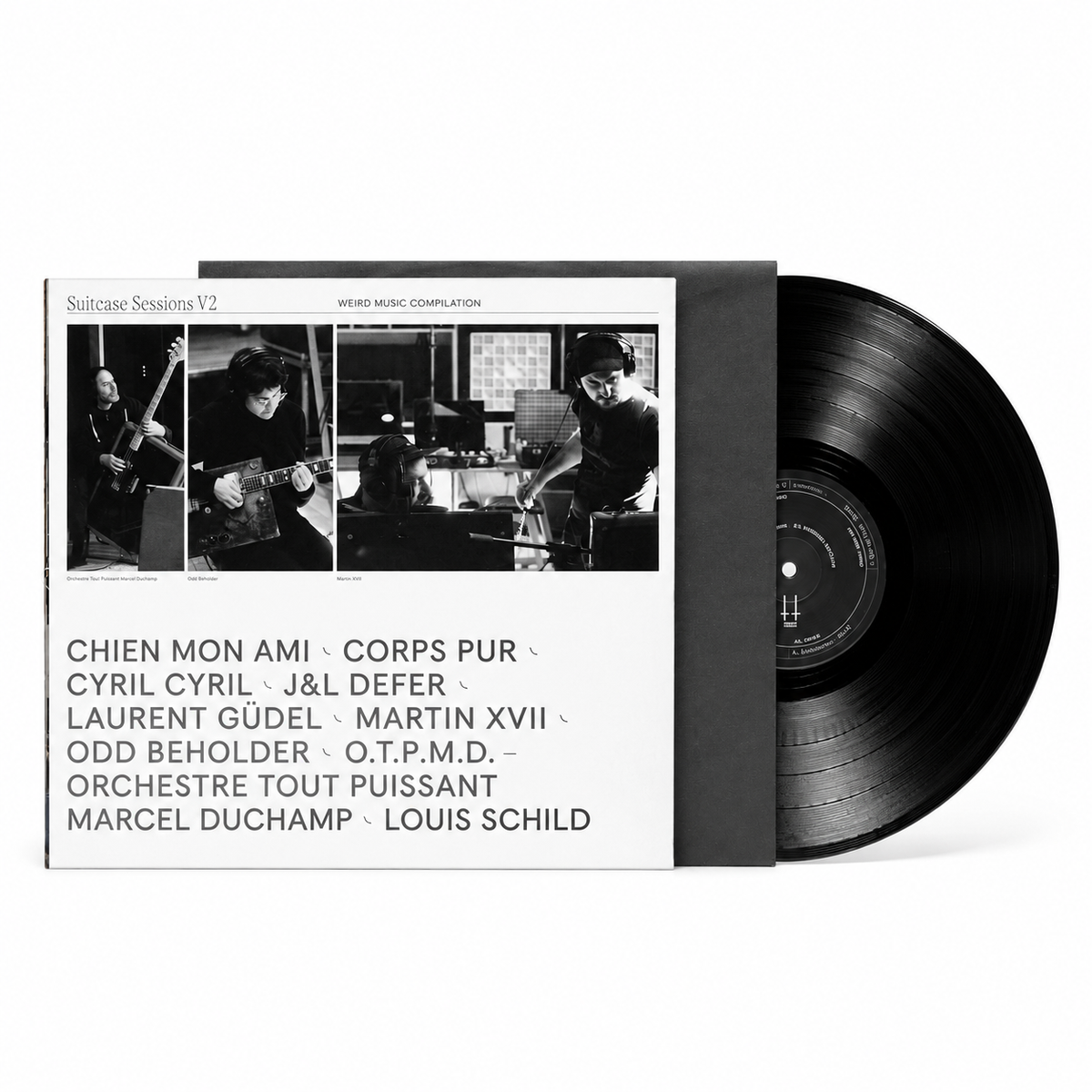 Various Artist - Suitcase Session V.2 - 9 Swiss artists compilation (LP Black)