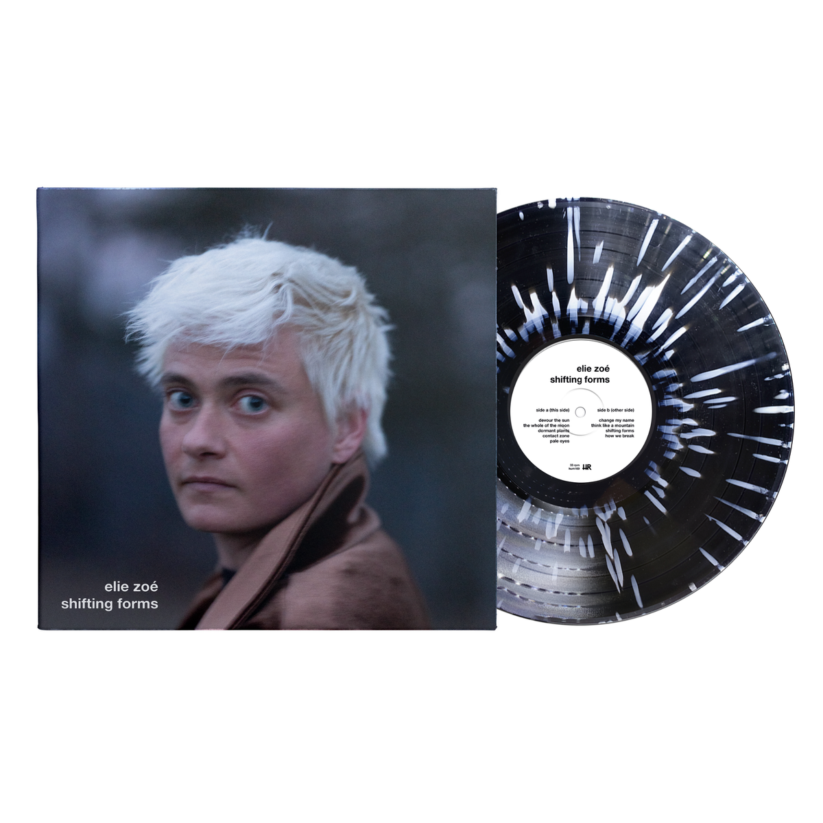 elie zoé - shifting forms (LP Black + White Splatter)