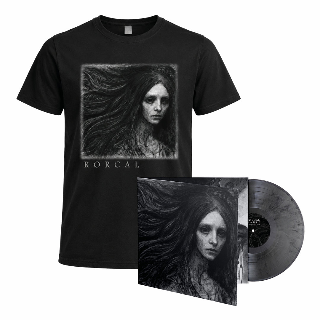 Rorcal - Mahre (LP Marble) + Portrait (T-shirt Black BUNDLE) PRE-ORDER