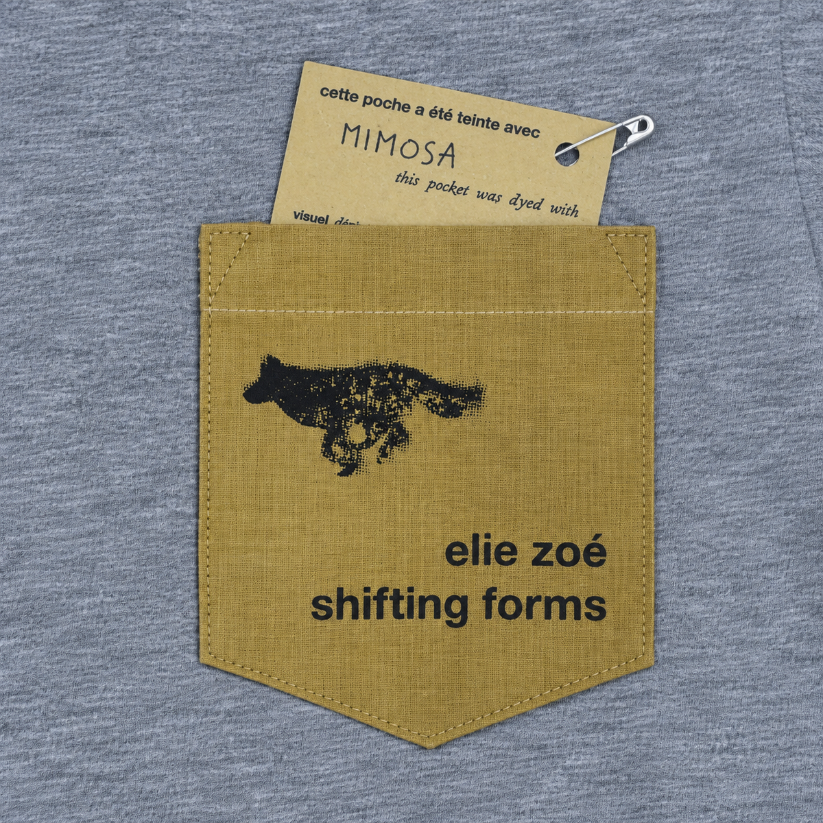 elie zoé - shifting forms pocket (T-shirt Grey)