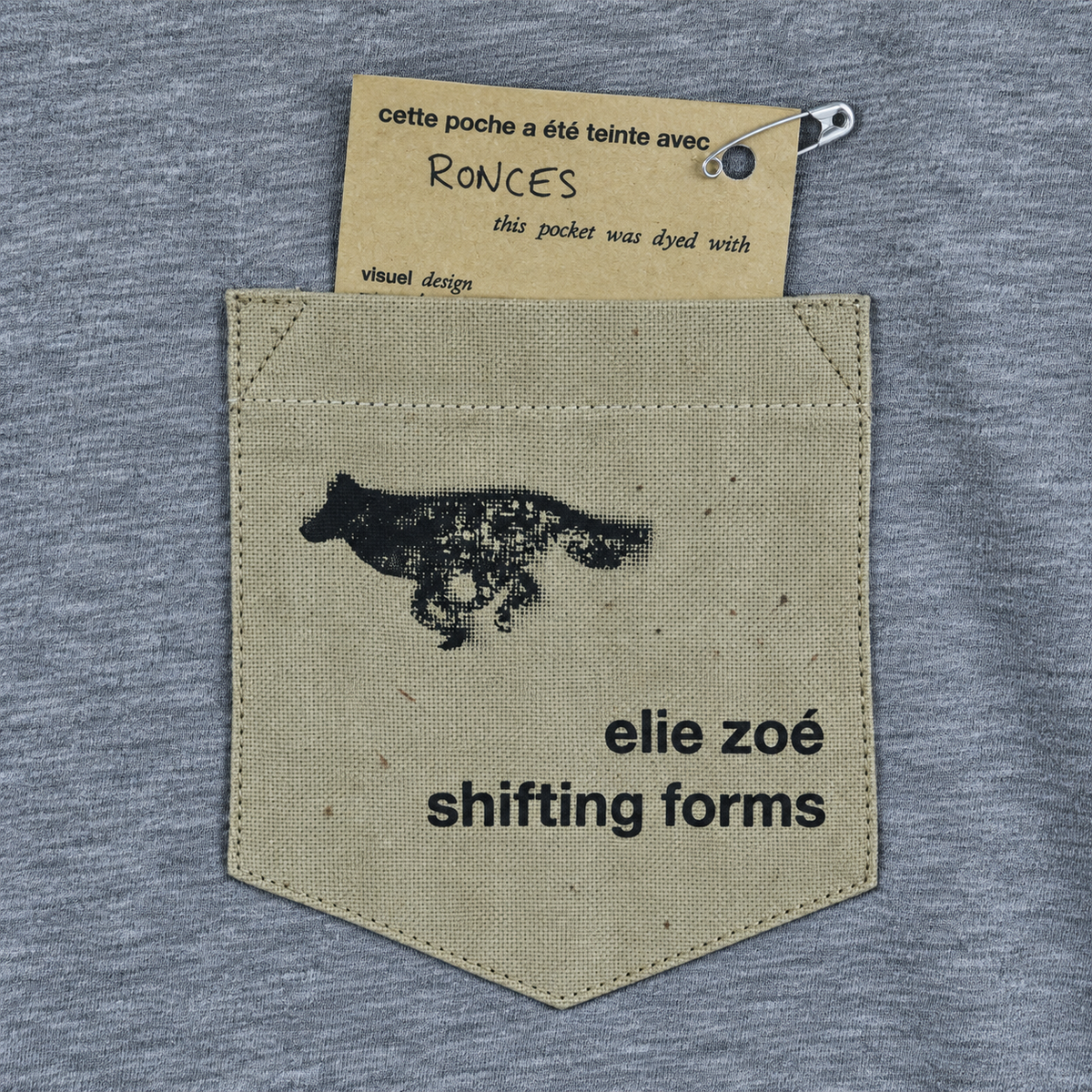 elie zoé - shifting forms pocket (T-shirt Grey)